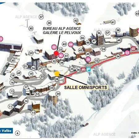 La Taiga - 3/4 Pers. - La Taiga - 037ta - Plagne Centre Mae-1964